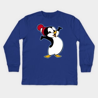 CHILLY WILLY HUGE Kids Long Sleeve T-Shirt